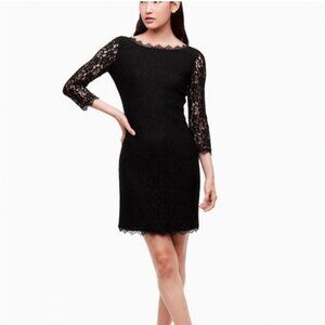Aritzia Babaton Rafael Black Lace Dress